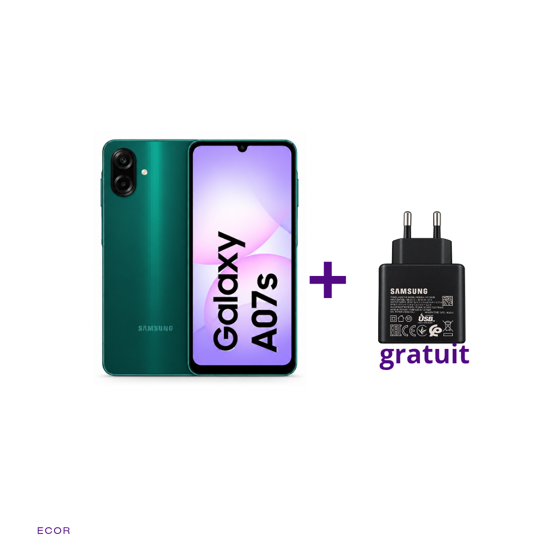SAMSUNG GALAXY A07s| 64GB|4RAM|batterie 5000mAh