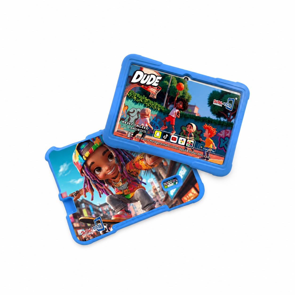 Bébé-Tab DUDE – 256 Go | 4 Go RAM | Android 14