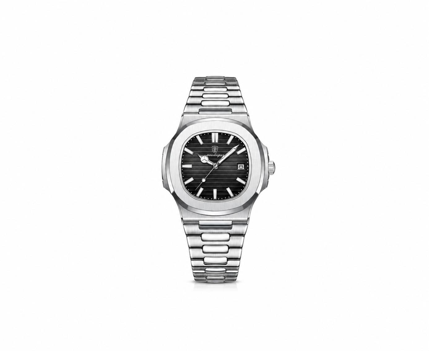 Montre Homme Élégante – Bracelet Acier Inoxydable