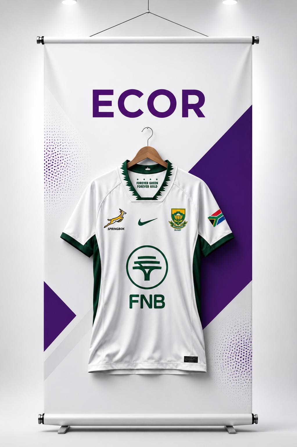 Maillot de rugby Afrique du Sud – Version Pro Max
