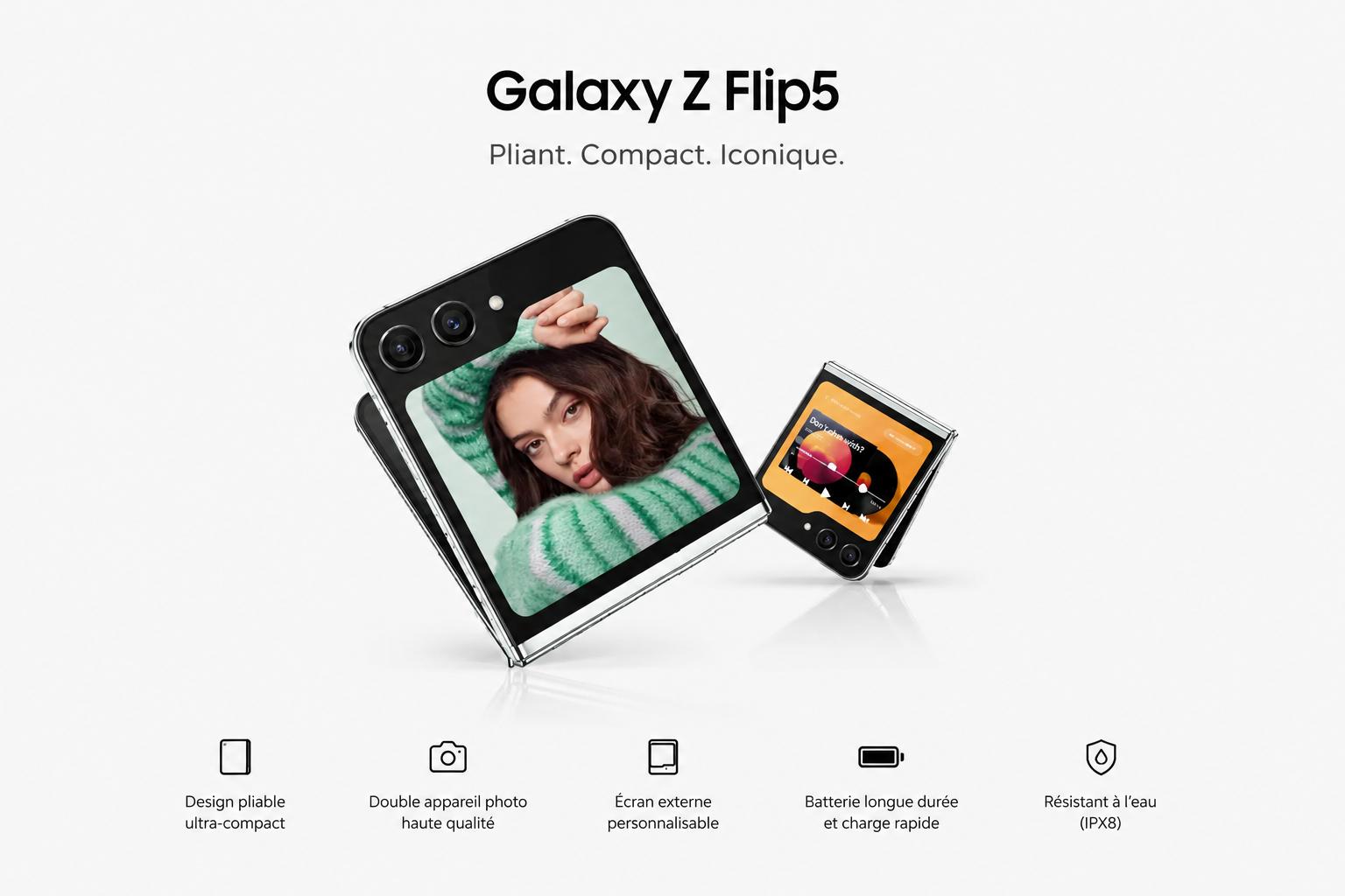 Samsung Galaxy Z Flip5_Stockage 256 Go