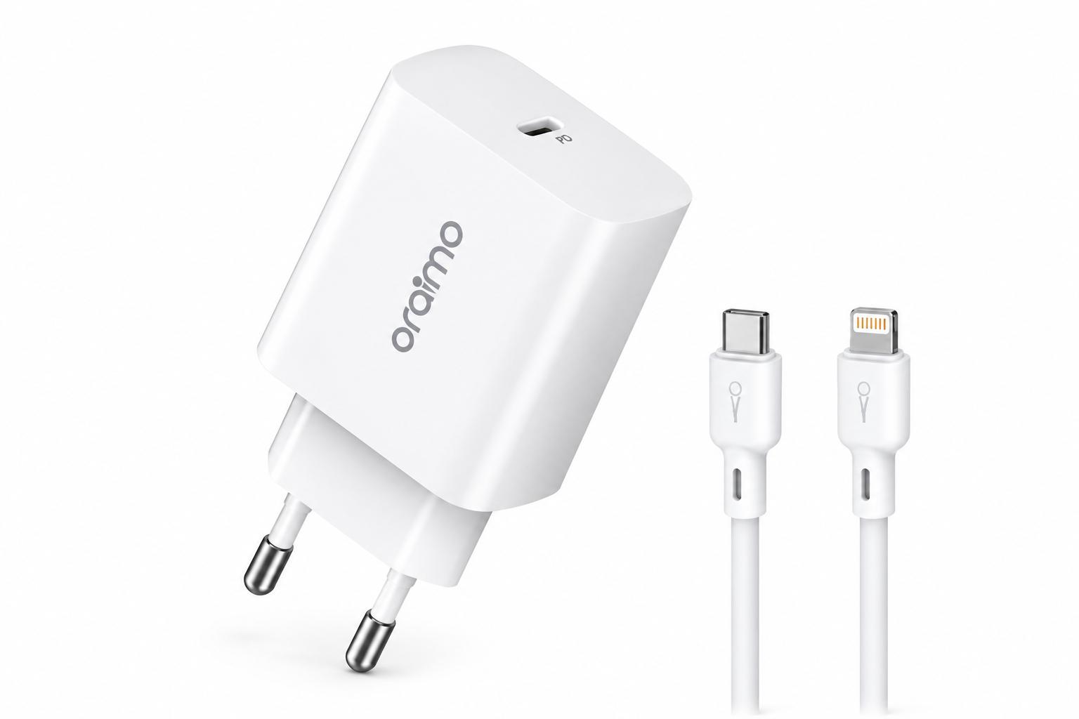 Chargeur Oraimo USB-C vers Lightning pour iPhone