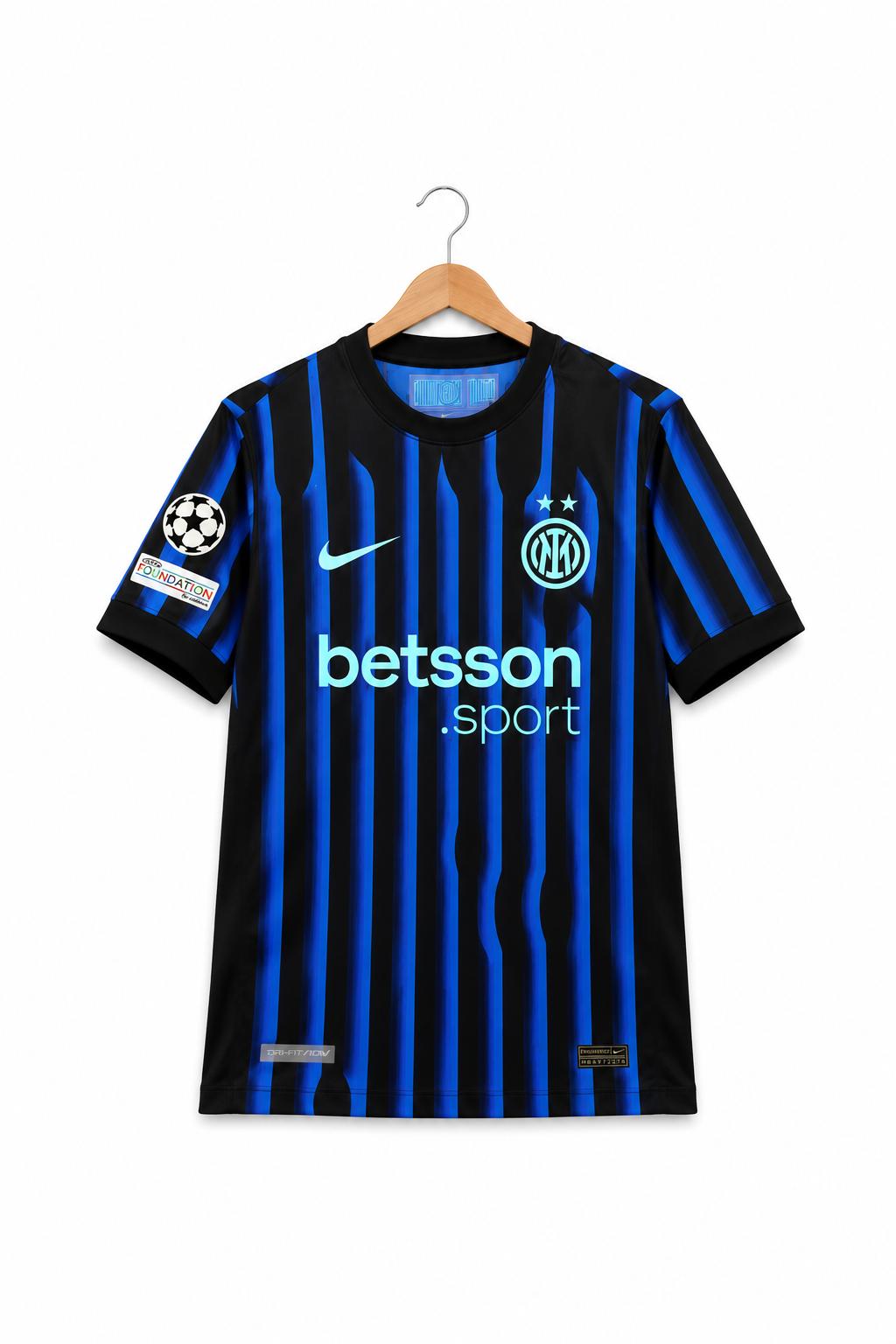 Maillot Inter Milan Version Supporter – Édition Domicile Bleu & Noir