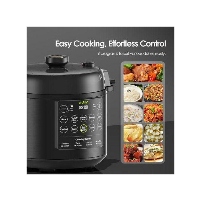 Cuisinière Oraimo Smart Pressure Cooker – Cuisinez plus vite, plus facilement !