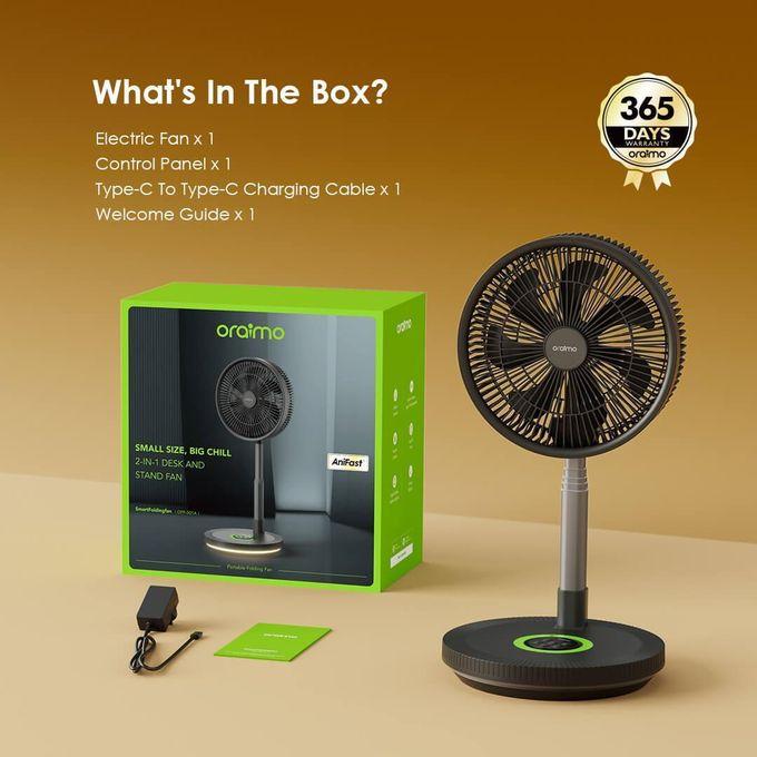 Ventilateur sur pied Oraimo avec télécommande – Fraîcheur intelligente au quotidien !