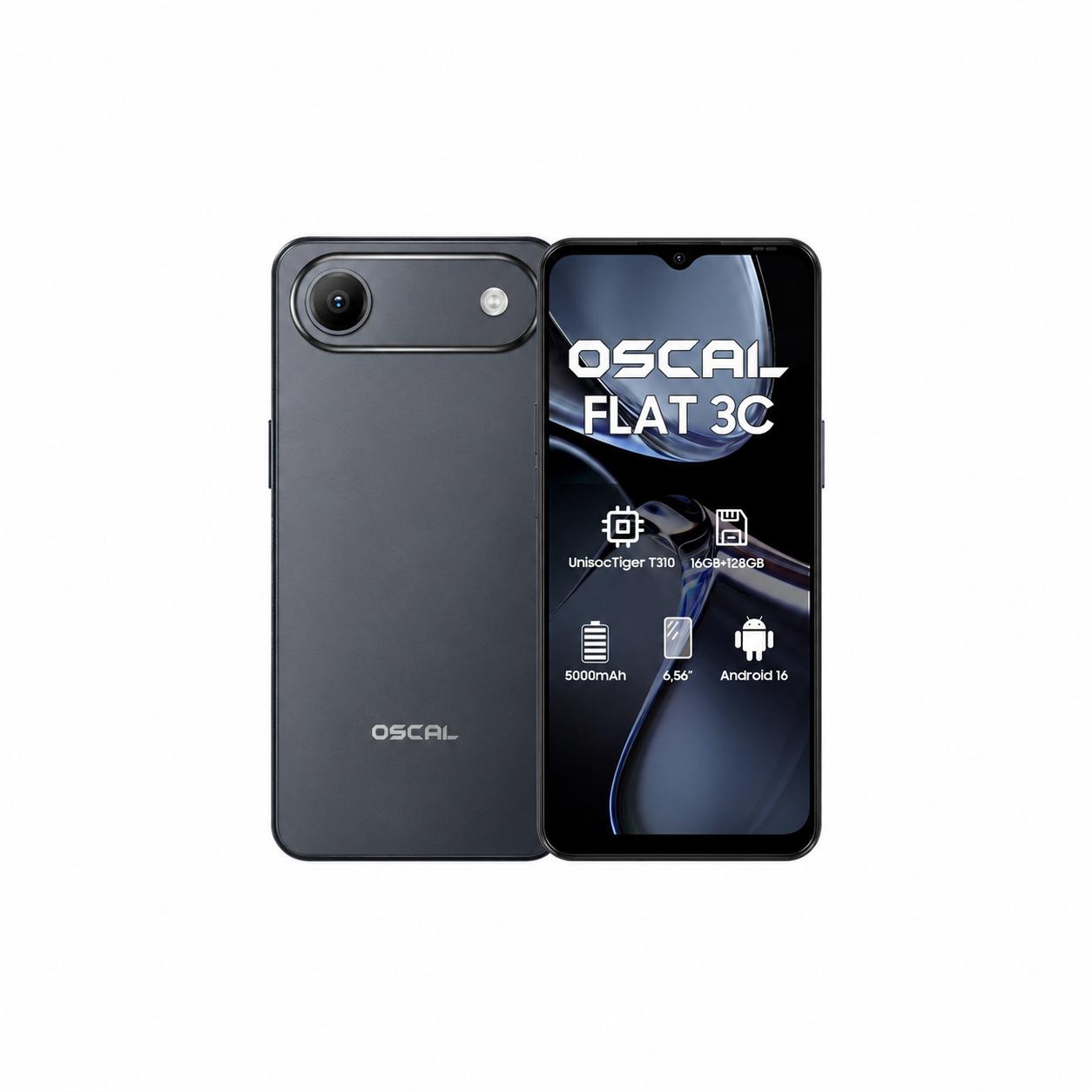 OSCAL Flat 3C 128GB 16RAM (4+12) batterie 5000mAh