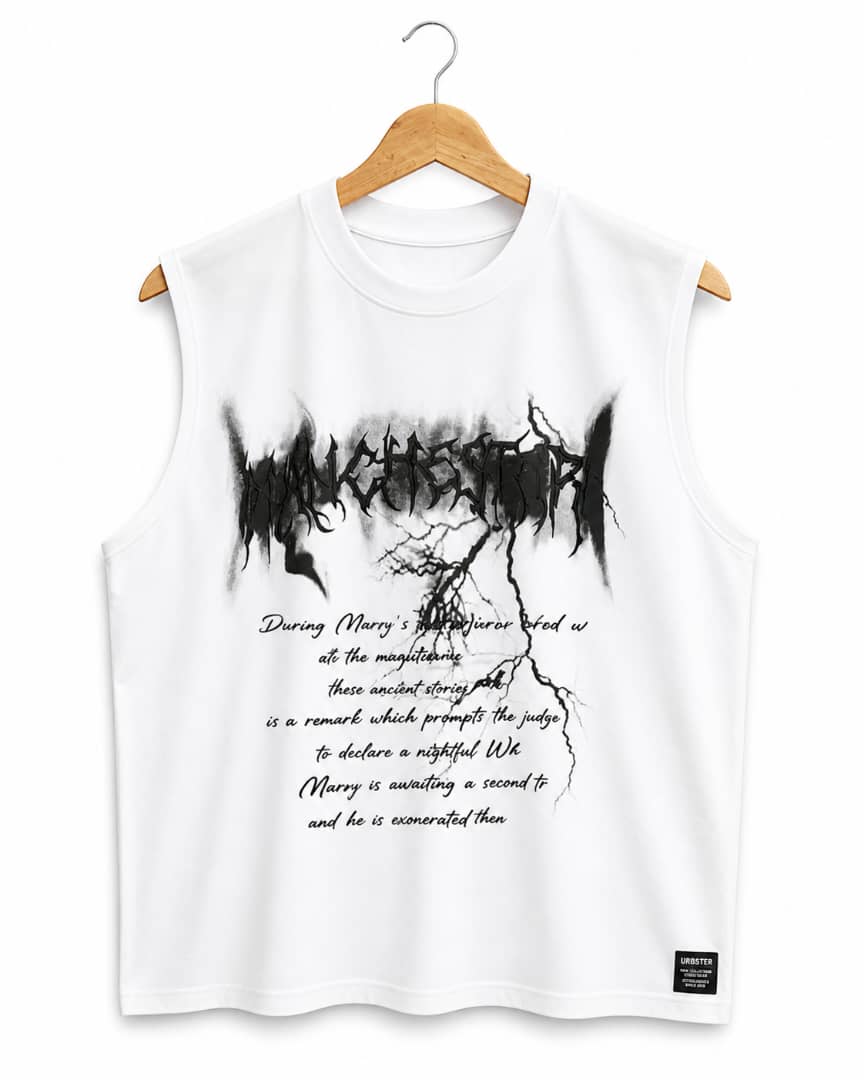 TEE-SHIRT SANS MANCHES GRAPHIC – STREETWEAR PREMIUM