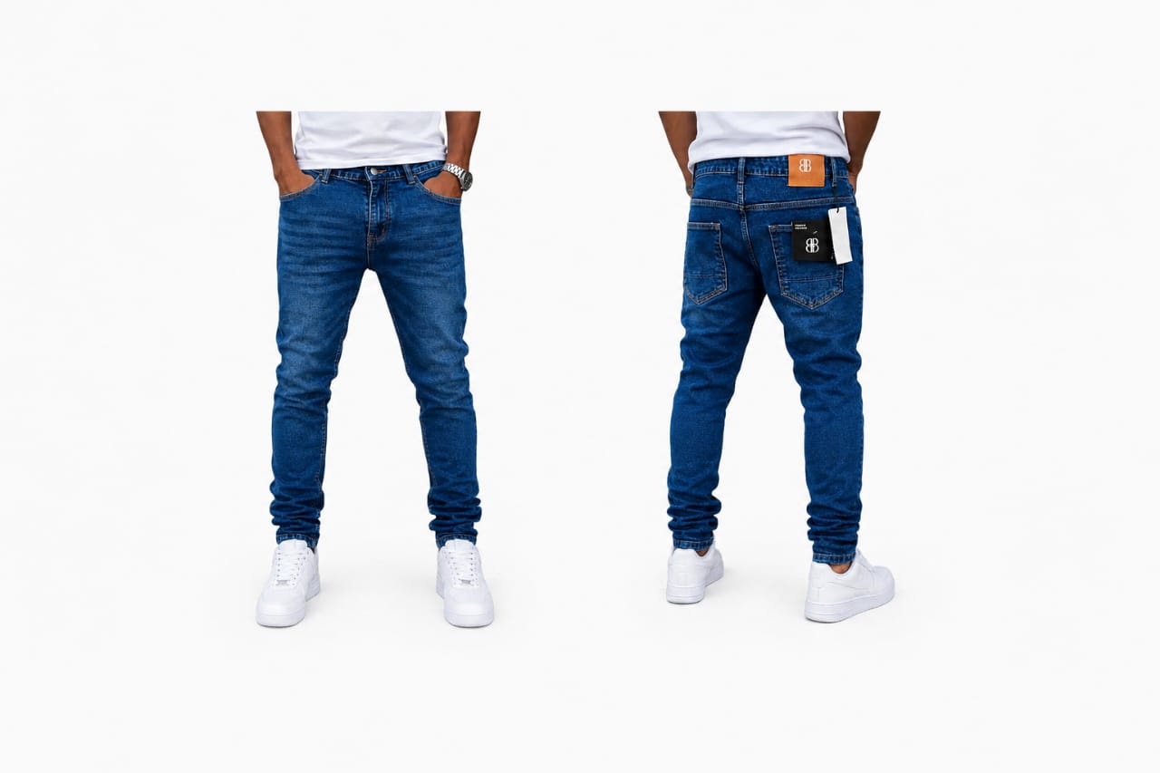 Jean Homme Bleu Denim Premium